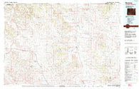 Recluse Wyoming Historical topographic map, 1:100000 scale, 30 X 60 Minute, Year 1975