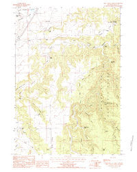 Red Canyon Creek Wyoming Historical topographic map, 1:24000 scale, 7.5 X 7.5 Minute, Year 1984