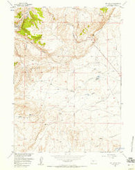 Red Canyon Wyoming Historical topographic map, 1:24000 scale, 7.5 X 7.5 Minute, Year 1957
