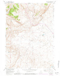 Red Canyon Wyoming Historical topographic map, 1:24000 scale, 7.5 X 7.5 Minute, Year 1957