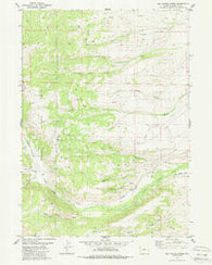 Red Castle Creek Wyoming Historical topographic map, 1:24000 scale, 7.5 X 7.5 Minute, Year 1980