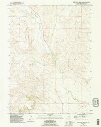 Red Cloud Creek East Wyoming Historical topographic map, 1:24000 scale, 7.5 X 7.5 Minute, Year 1990