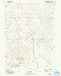 Red Cloud Creek East Wyoming Historical topographic map, 1:24000 scale, 7.5 X 7.5 Minute, Year 1977
