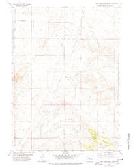 Red Cloud Creek West Wyoming Historical topographic map, 1:24000 scale, 7.5 X 7.5 Minute, Year 1977