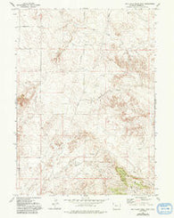 Red Cloud Creek West Wyoming Historical topographic map, 1:24000 scale, 7.5 X 7.5 Minute, Year 1977