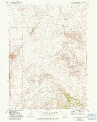 Red Cloud Creek West Wyoming Historical topographic map, 1:24000 scale, 7.5 X 7.5 Minute, Year 1977