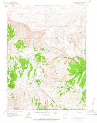 Red Creek Ranch Wyoming Historical topographic map, 1:24000 scale, 7.5 X 7.5 Minute, Year 1963