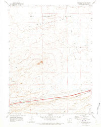 Red Desert NW Wyoming Historical topographic map, 1:24000 scale, 7.5 X 7.5 Minute, Year 1970
