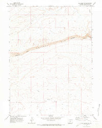 Red Desert SW Wyoming Historical topographic map, 1:24000 scale, 7.5 X 7.5 Minute, Year 1970