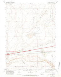 Red Desert Wyoming Historical topographic map, 1:24000 scale, 7.5 X 7.5 Minute, Year 1970