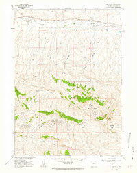 Red Hole Wyoming Historical topographic map, 1:24000 scale, 7.5 X 7.5 Minute, Year 1960