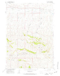 Red Hole Wyoming Historical topographic map, 1:24000 scale, 7.5 X 7.5 Minute, Year 1960