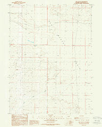 Red Lake SE Wyoming Historical topographic map, 1:24000 scale, 7.5 X 7.5 Minute, Year 1988