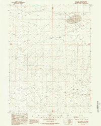 Red Lake SW Wyoming Historical topographic map, 1:24000 scale, 7.5 X 7.5 Minute, Year 1988