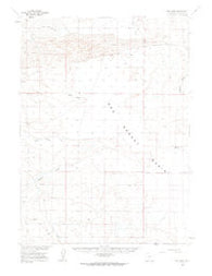 Red Lake Wyoming Historical topographic map, 1:62500 scale, 15 X 15 Minute, Year 1960