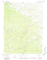 Red Mountain Wyoming Historical topographic map, 1:24000 scale, 7.5 X 7.5 Minute, Year 1961