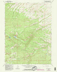 Red Mountain Wyoming Historical topographic map, 1:24000 scale, 7.5 X 7.5 Minute, Year 1961
