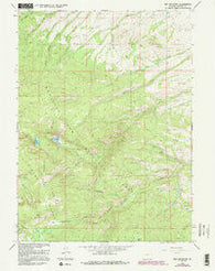 Red Mountain Wyoming Historical topographic map, 1:24000 scale, 7.5 X 7.5 Minute, Year 1961