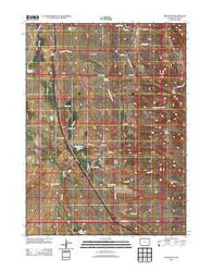 Red Buttes Wyoming Historical topographic map, 1:24000 scale, 7.5 X 7.5 Minute, Year 2012