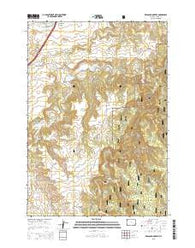 Red Canyon Creek Wyoming Current topographic map, 1:24000 scale, 7.5 X 7.5 Minute, Year 2015