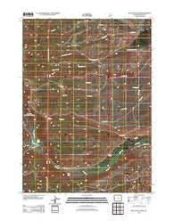 Red Castle Creek Wyoming Historical topographic map, 1:24000 scale, 7.5 X 7.5 Minute, Year 2012