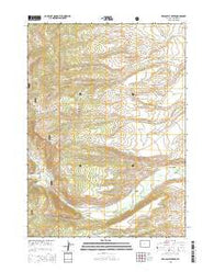 Red Castle Creek Wyoming Current topographic map, 1:24000 scale, 7.5 X 7.5 Minute, Year 2015