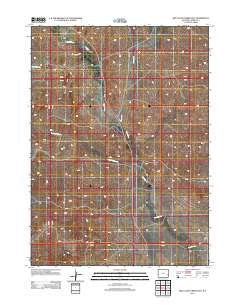 Red Cloud Creek East Wyoming Historical topographic map, 1:24000 scale, 7.5 X 7.5 Minute, Year 2012
