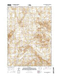 Red Cloud Creek West Wyoming Current topographic map, 1:24000 scale, 7.5 X 7.5 Minute, Year 2015