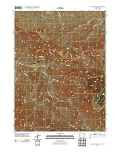 Red Creek Ranch Wyoming Historical topographic map, 1:24000 scale, 7.5 X 7.5 Minute, Year 2011
