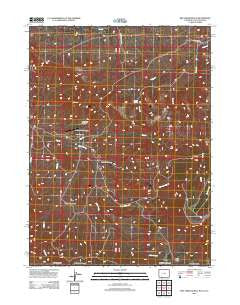 Red Creek Ranch Wyoming Historical topographic map, 1:24000 scale, 7.5 X 7.5 Minute, Year 2012