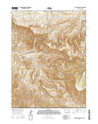 Red Creek Ranch Wyoming Current topographic map, 1:24000 scale, 7.5 X 7.5 Minute, Year 2015