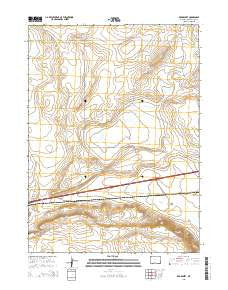 Red Desert Wyoming Current topographic map, 1:24000 scale, 7.5 X 7.5 Minute, Year 2015