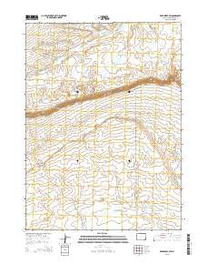 Red Desert SW Wyoming Current topographic map, 1:24000 scale, 7.5 X 7.5 Minute, Year 2015