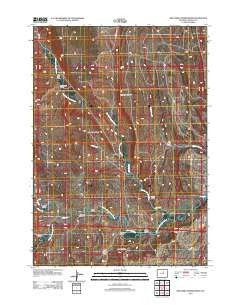 Red Fork Powder River Wyoming Historical topographic map, 1:24000 scale, 7.5 X 7.5 Minute, Year 2012