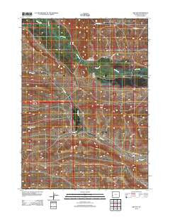 Red Gap Wyoming Historical topographic map, 1:24000 scale, 7.5 X 7.5 Minute, Year 2012