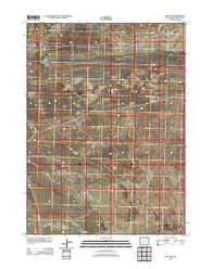 Red Lake Wyoming Historical topographic map, 1:24000 scale, 7.5 X 7.5 Minute, Year 2012
