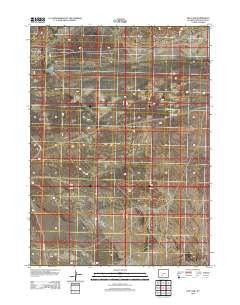 Red Lake Wyoming Historical topographic map, 1:24000 scale, 7.5 X 7.5 Minute, Year 2012