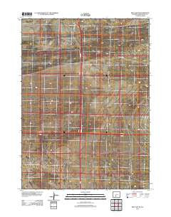 Red Lake NE Wyoming Historical topographic map, 1:24000 scale, 7.5 X 7.5 Minute, Year 2012