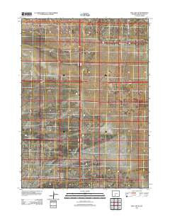 Red Lake SE Wyoming Historical topographic map, 1:24000 scale, 7.5 X 7.5 Minute, Year 2012