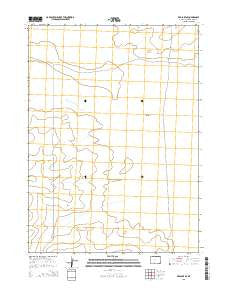 Red Lake SE Wyoming Current topographic map, 1:24000 scale, 7.5 X 7.5 Minute, Year 2015