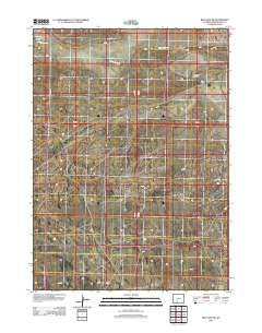Red Lake SW Wyoming Historical topographic map, 1:24000 scale, 7.5 X 7.5 Minute, Year 2012