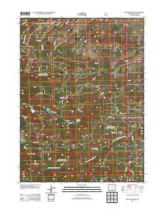 Red Mountain Wyoming Historical topographic map, 1:24000 scale, 7.5 X 7.5 Minute, Year 2012