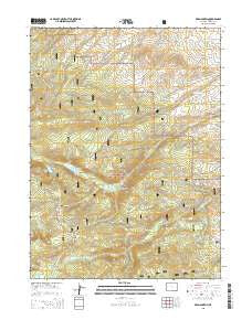 Red Mountain Wyoming Current topographic map, 1:24000 scale, 7.5 X 7.5 Minute, Year 2015