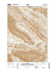 Red Ridge Wyoming Current topographic map, 1:24000 scale, 7.5 X 7.5 Minute, Year 2015