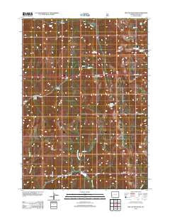 Red Top Mountain Wyoming Historical topographic map, 1:24000 scale, 7.5 X 7.5 Minute, Year 2012