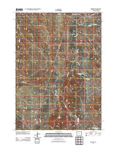 Redbird Wyoming Historical topographic map, 1:24000 scale, 7.5 X 7.5 Minute, Year 2012