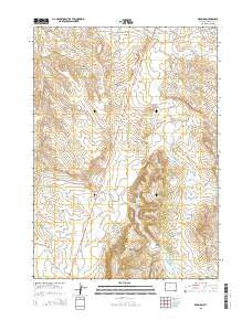 Redbird Wyoming Current topographic map, 1:24000 scale, 7.5 X 7.5 Minute, Year 2015