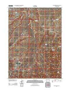 Reed Reservoir Wyoming Historical topographic map, 1:24000 scale, 7.5 X 7.5 Minute, Year 2012