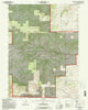 Reese Mountain Wyoming Historical topographic map, 1:24000 scale, 7.5 X 7.5 Minute, Year 1992