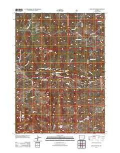 Reese Mountain Wyoming Historical topographic map, 1:24000 scale, 7.5 X 7.5 Minute, Year 2012